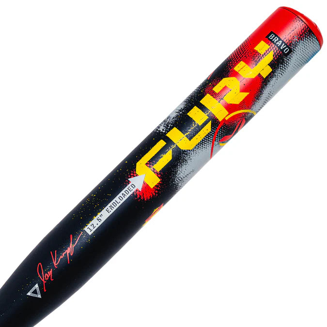 Axe Fury Bravo USSSA Slowpitch Bat | Joey Kampfer Player Edition | 12 ½” Barrel | 1 oz. Endloaded | Flared Handle |