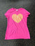 Pink Pauer of Heart Tee