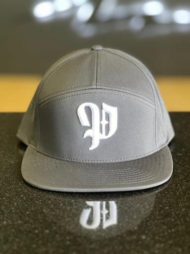 Pauer English Black 7panel SnapBack