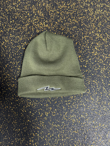 Pauer Bolt Army Green Beanie