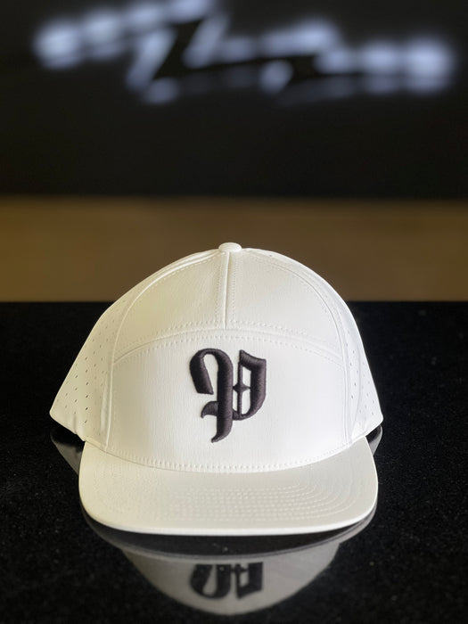 Pauer English White 7panel SnapBack