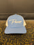 Cursive Pauer Carolina Blue SnapBack