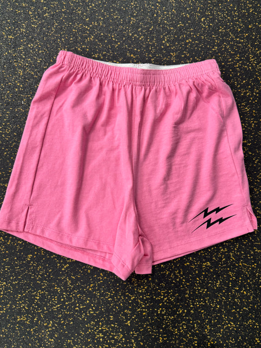 Women’s Double Bolt Pink Shorts
