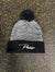 Pauer Pom  Black Beanie