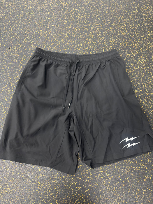 Pauer Bolt Micro Fiber Black Shorts