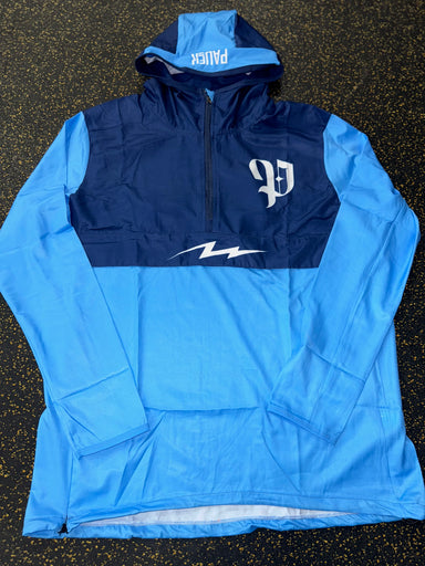 Pauer Blues 1/4 zip Hoodie Cage Jacket