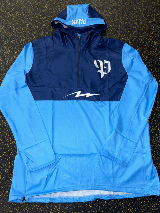 Pauer Blues 1/4 zip Hoodie Cage Jacket