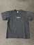 Cursive Pauer Oversized Black Tee