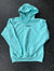 Cursive Pauer Teal Hoodie