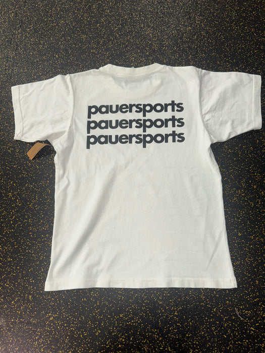 Retro pauersports White Tee
