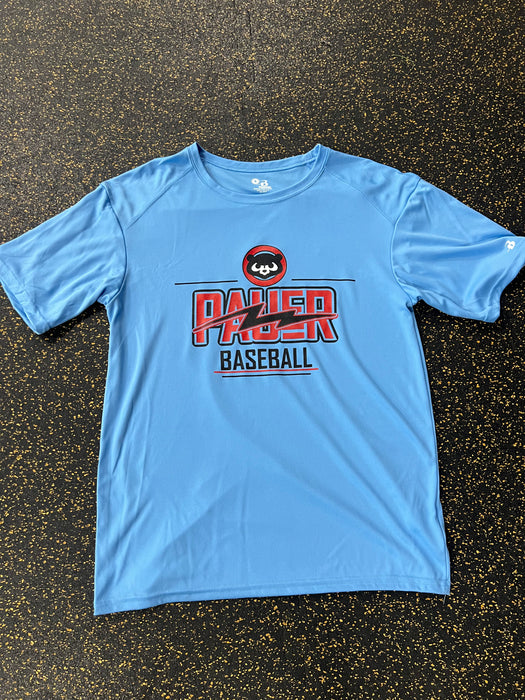 Pauer Panda Baseball Poly Tee