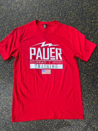 Pauer Training Red Tee