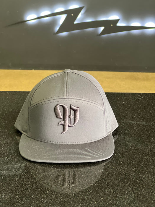 Pauer English Black 7panel SnapBack