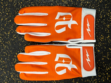 Bold English Orange Pauer Batting Gloves