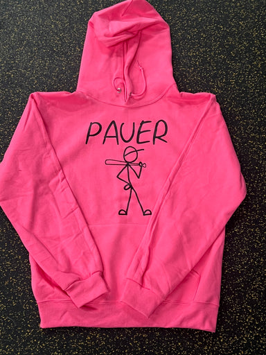 Pink Stickman Pauer Hoodie