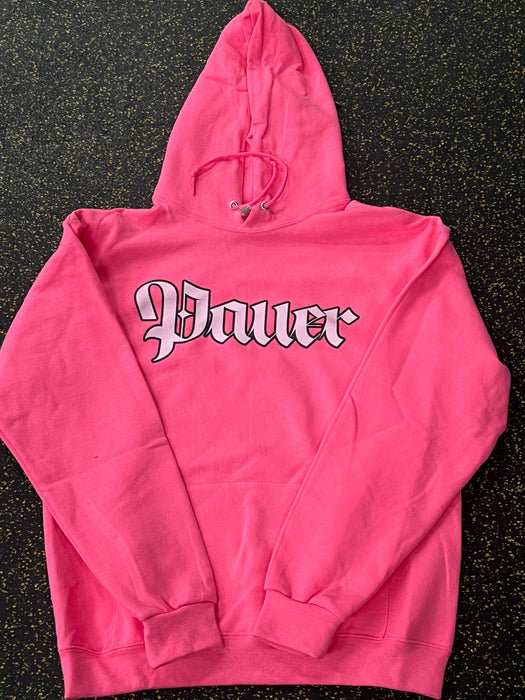 Bold Pink Pauer Hoodie