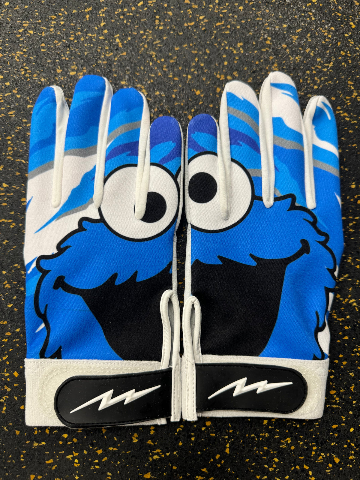 monsters inc football gloves Cookie Monster Batting Gloves — Pauer Sports