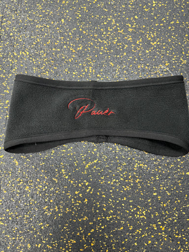 Script Pauer Black Fleece Headband