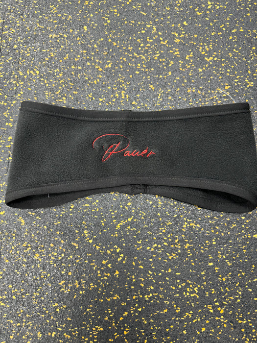 Script Pauer Black Fleece Headband