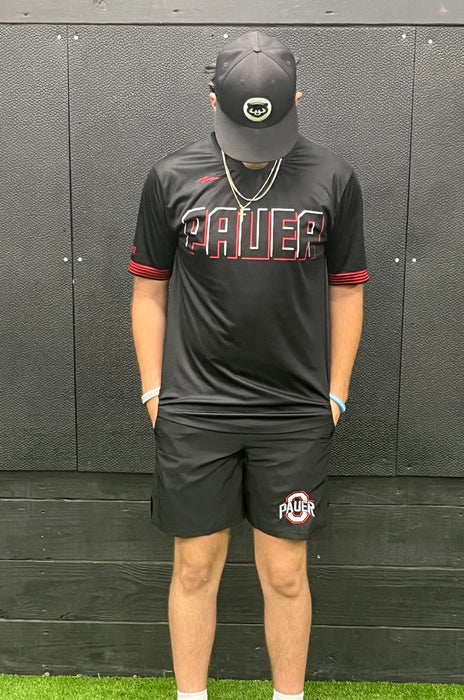 Pauer Ohio Embroidered Microfiber Shorts