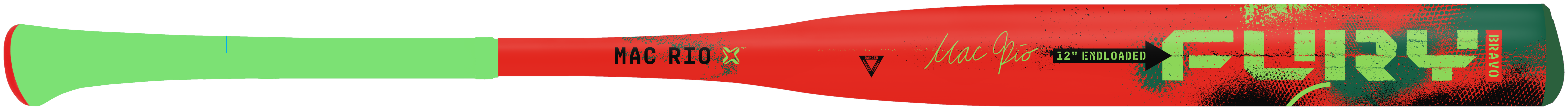 Axe Fury Bravo USSSA Slowpitch Bat | Money Mac Rio Edition | 1-Piece | 12” Barrel | 1 oz. Endloaded | Flared Handle |