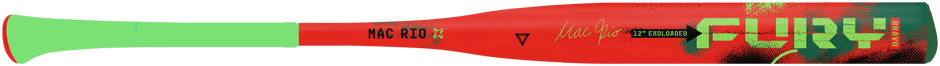 Axe Fury Bravo USSSA Slowpitch Bat | Money Mac Rio Edition | 1-Piece | 12” Barrel | 1 oz. Endloaded | Flared Handle |