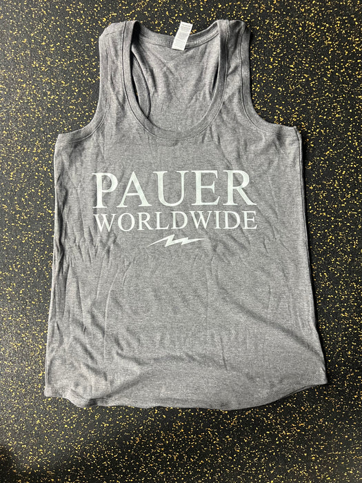 Womens Pauer Worldwide Grey Tank