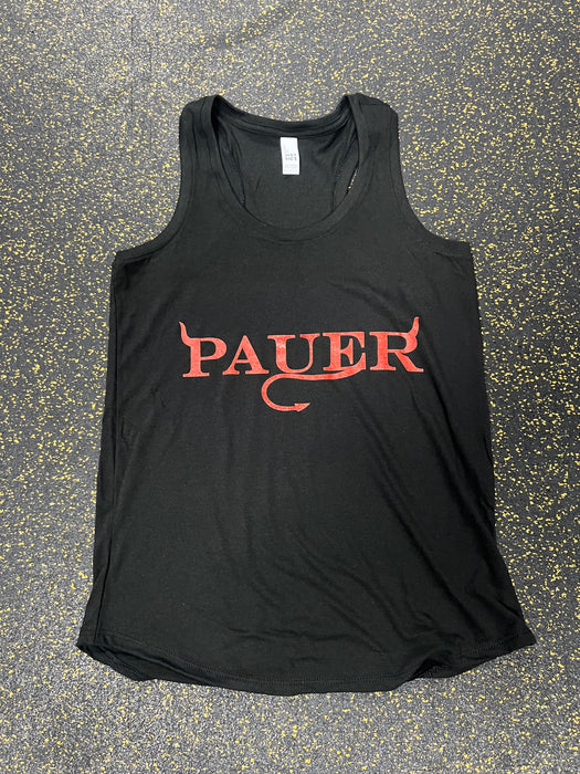 Womens Pauer tail logo tank