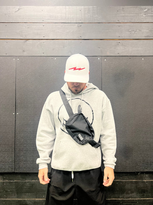 Black 3D Pauer logo Fanny Pack