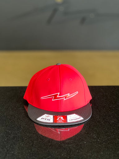 Red and Black bolt Richardson Hat
