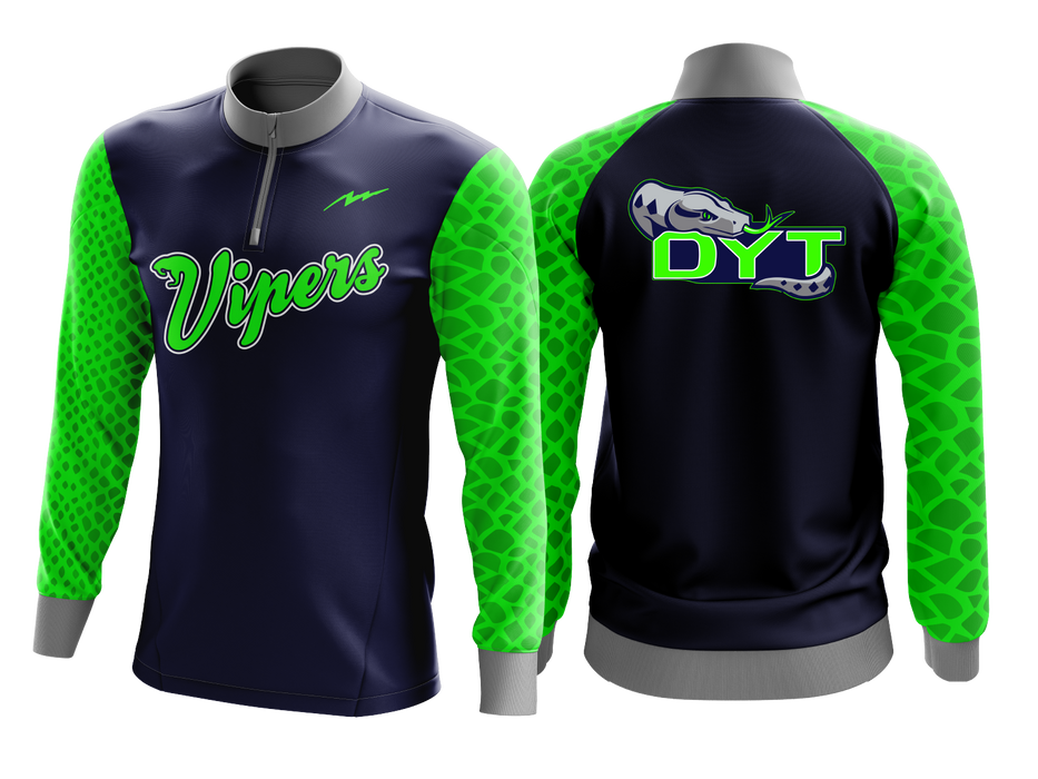 LONG SLEEVE 1/4 ZIP SIDELINE JACKET