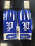 Pauer Blue Old English batting gloves