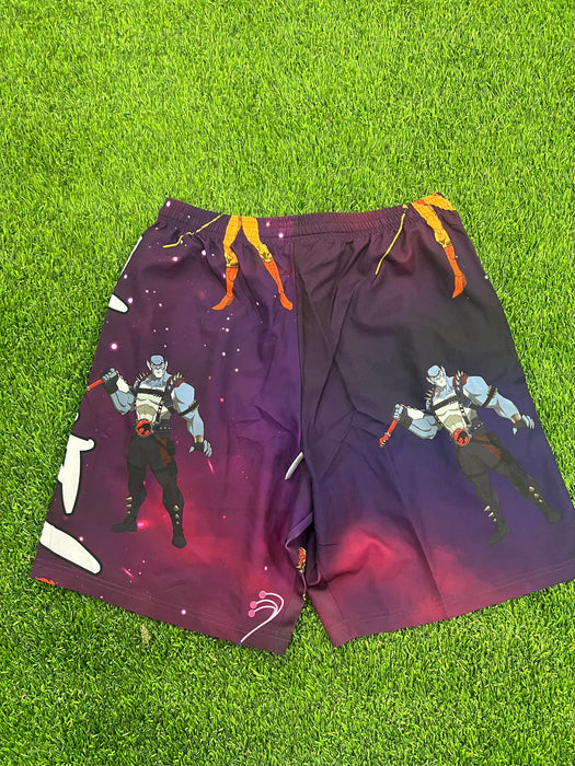 Pauer Cats HOOOO! Graphic Shorts