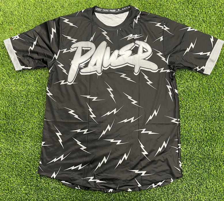 Pauer Script Black Out Shirt