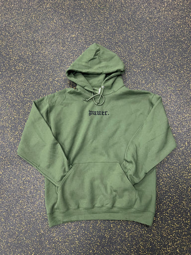 Old English embroidered hoodie