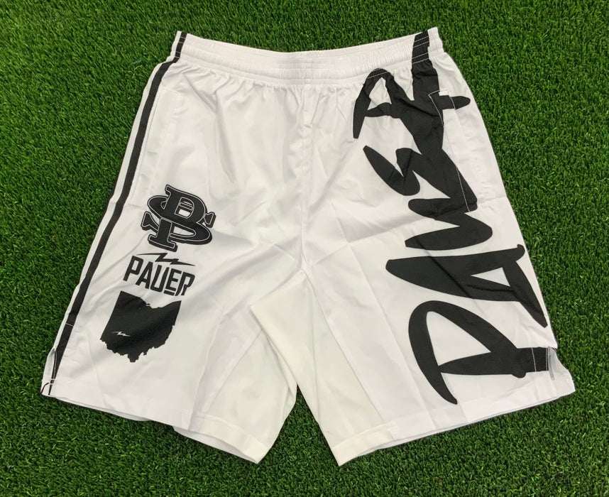 Pauer Logos Sport-Stretch Graphic Short White