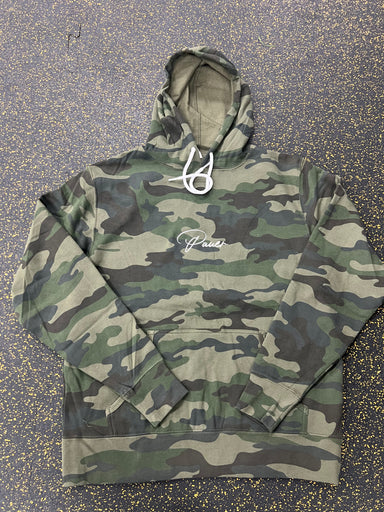 Camo Script Hoodie