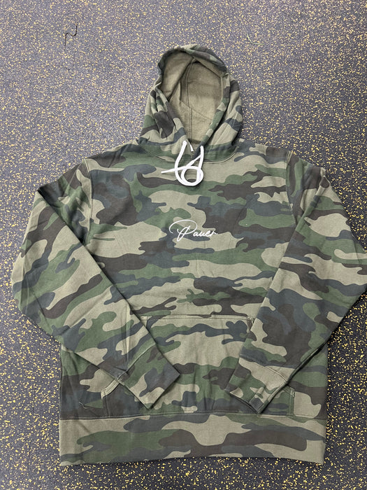 Camo Script Hoodie