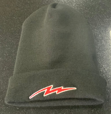 Pauer Bolt Beanie Black/Red